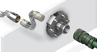 真空装置向け特注品コネクタ